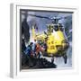 Search and Rescue, from 'Into the Blue'-Wilf Hardy-Framed Giclee Print