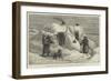 Search for the Jeannette, House of a Russian Exile at Werkholansk, Siberia-Johann Nepomuk Schonberg-Framed Giclee Print