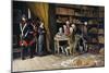 Searching Eleonora Pimentel's House-Domenico Battaglia-Mounted Giclee Print