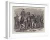 Searching Neapolitan Prisoners at St Angelo-Frank Vizetelly-Framed Giclee Print