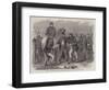 Searching Neapolitan Prisoners at St Angelo-Frank Vizetelly-Framed Giclee Print