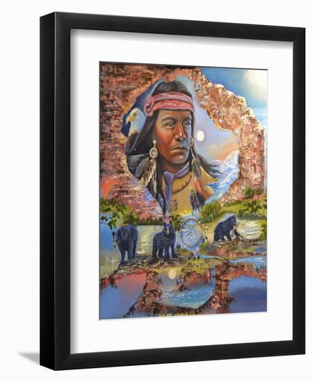 Searching-Sue Clyne-Framed Giclee Print