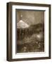 Searchlight' Fired from a Gun: a Parachute Light-Ball Shell-null-Framed Giclee Print