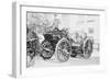 Searchlight on Horse Drawn Steam Boiler Fire Truck-null-Framed Art Print