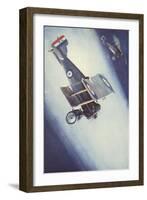 Searchlight Practice in the Royal Air Force-null-Framed Giclee Print