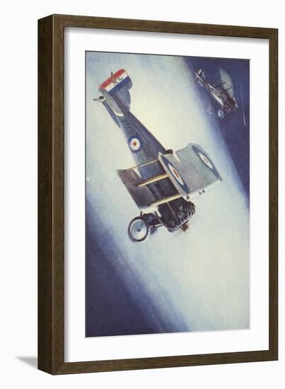 Searchlight Practice in the Royal Air Force-null-Framed Giclee Print