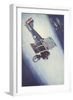 Searchlight Practice in the Royal Air Force-null-Framed Giclee Print