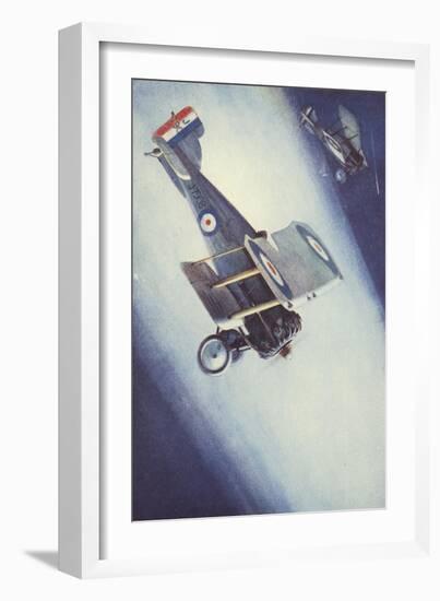 Searchlight Practice in the Royal Air Force-null-Framed Giclee Print