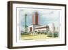 Sears Building, Chicago World Fair-null-Framed Premium Giclee Print