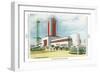 Sears Building, Chicago World Fair-null-Framed Premium Giclee Print