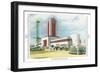 Sears Building, Chicago World Fair-null-Framed Art Print