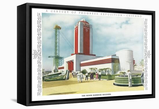 Sears Building, Chicago World Fair-null-Framed Stretched Canvas