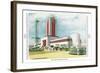 Sears Building, Chicago World Fair-null-Framed Art Print