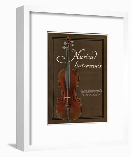 Sears Roebuck Violin-null-Framed Art Print