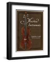 Sears Roebuck Violin-null-Framed Art Print