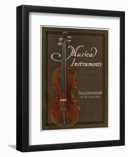 Sears Roebuck Violin-null-Framed Art Print