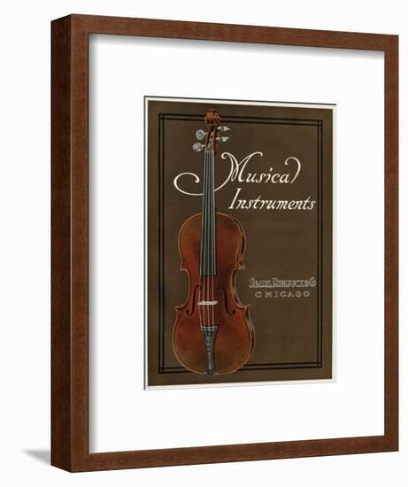 Sears Roebuck Violin-null-Framed Art Print