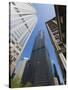 Sears Tower, Chicago, Illinois, United States of America, North America-Amanda Hall-Stretched Canvas