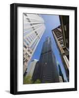 Sears Tower, Chicago, Illinois, United States of America, North America-Amanda Hall-Framed Photographic Print