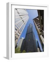 Sears Tower, Chicago, Illinois, United States of America, North America-Amanda Hall-Framed Photographic Print