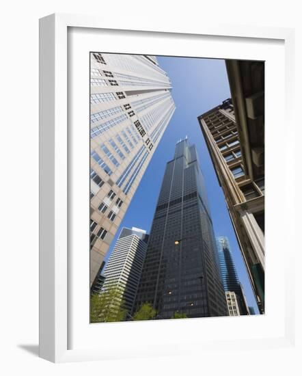 Sears Tower, Chicago, Illinois, United States of America, North America-Amanda Hall-Framed Photographic Print