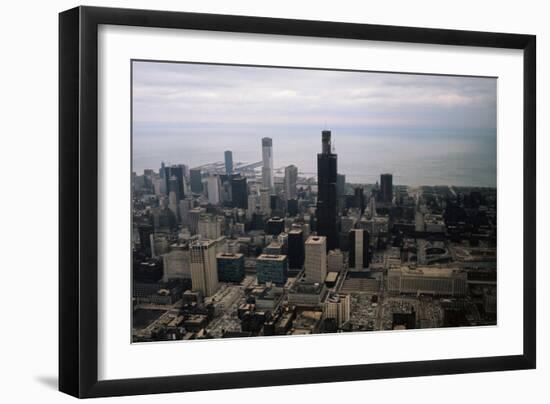 Sears Tower Nearing Completion-null-Framed Photographic Print