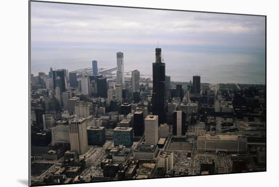 Sears Tower Nearing Completion-null-Mounted Photographic Print