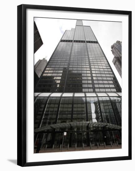 Sears Tower No More-Charles Rex Arbogast-Framed Premium Photographic Print