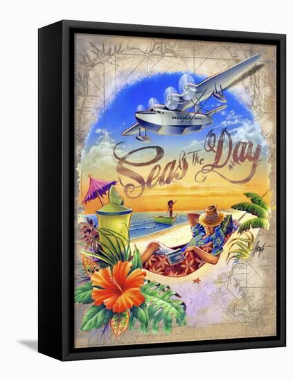 Seas Day-James Mazzotta-Framed Stretched Canvas