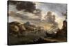 Seascape, 1638-1639-Salvator Rosa-Stretched Canvas