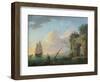 Seascape, 1748-Antoine Charles Horace Vernet-Framed Giclee Print