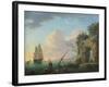 Seascape, 1748-Antoine Charles Horace Vernet-Framed Giclee Print