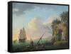 Seascape, 1748-Antoine Charles Horace Vernet-Framed Stretched Canvas