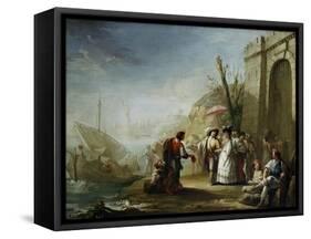 Seascape, 1783-1784-Mariano Salvador Maella-Framed Stretched Canvas