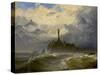 Seascape, 1849-Peder Balke-Stretched Canvas