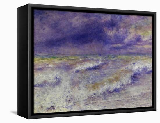 Seascape, 1879-Pierre-Auguste Renoir-Framed Stretched Canvas