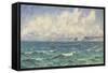 Seascape, 1881 (Oil on Canvas)-John Brett-Framed Stretched Canvas