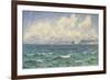 Seascape, 1881 (Oil on Canvas)-John Brett-Framed Giclee Print