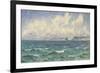 Seascape, 1881 (Oil on Canvas)-John Brett-Framed Giclee Print