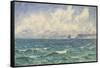 Seascape, 1881 (Oil on Canvas)-John Brett-Framed Stretched Canvas