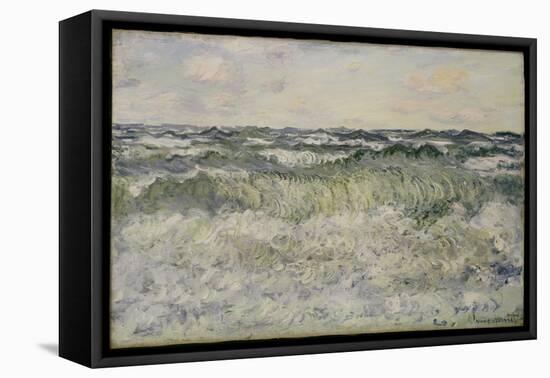 Seascape, 1881-Claude Monet-Framed Stretched Canvas