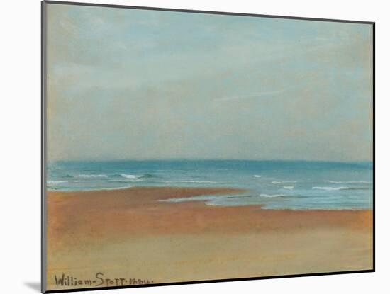 Seascape, 1884 (Oil on Canvas)-William Stott-Mounted Giclee Print