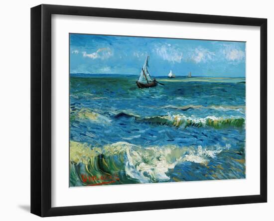 Seascape, 1888-Vincent van Gogh-Framed Giclee Print