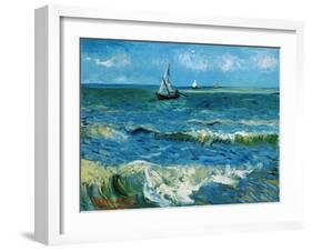 Seascape, 1888-Vincent van Gogh-Framed Giclee Print