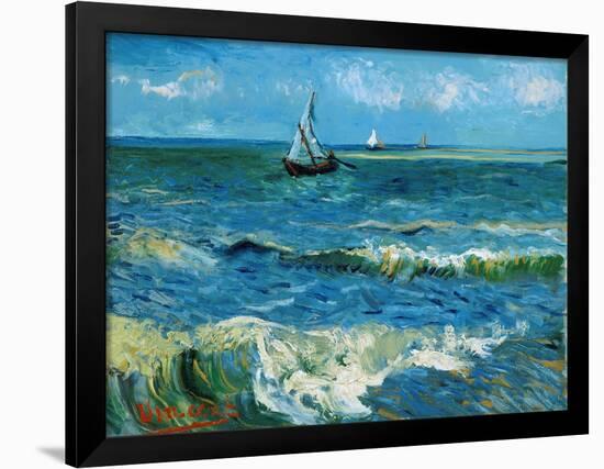 Seascape, 1888-Vincent van Gogh-Framed Giclee Print
