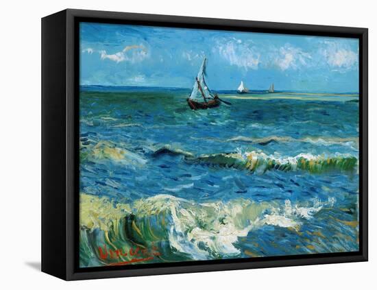 Seascape, 1888-Vincent van Gogh-Framed Stretched Canvas