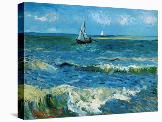 Seascape, 1888-Vincent van Gogh-Stretched Canvas