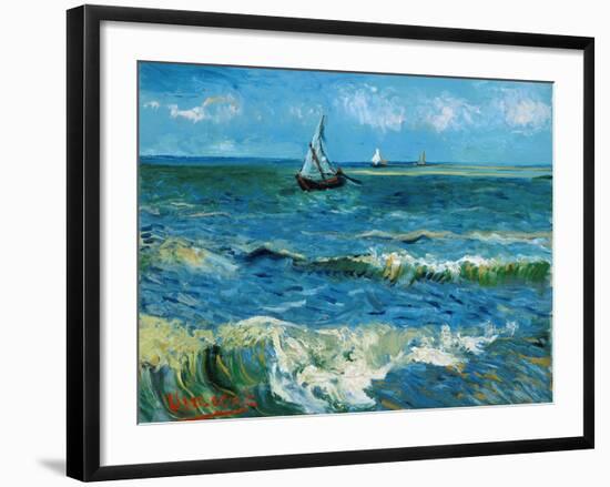 Seascape, 1888-Vincent van Gogh-Framed Giclee Print