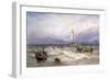 Seascape, 19th Century-Myles Birket Foster-Framed Premium Giclee Print