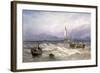 Seascape, 19th Century-Myles Birket Foster-Framed Giclee Print